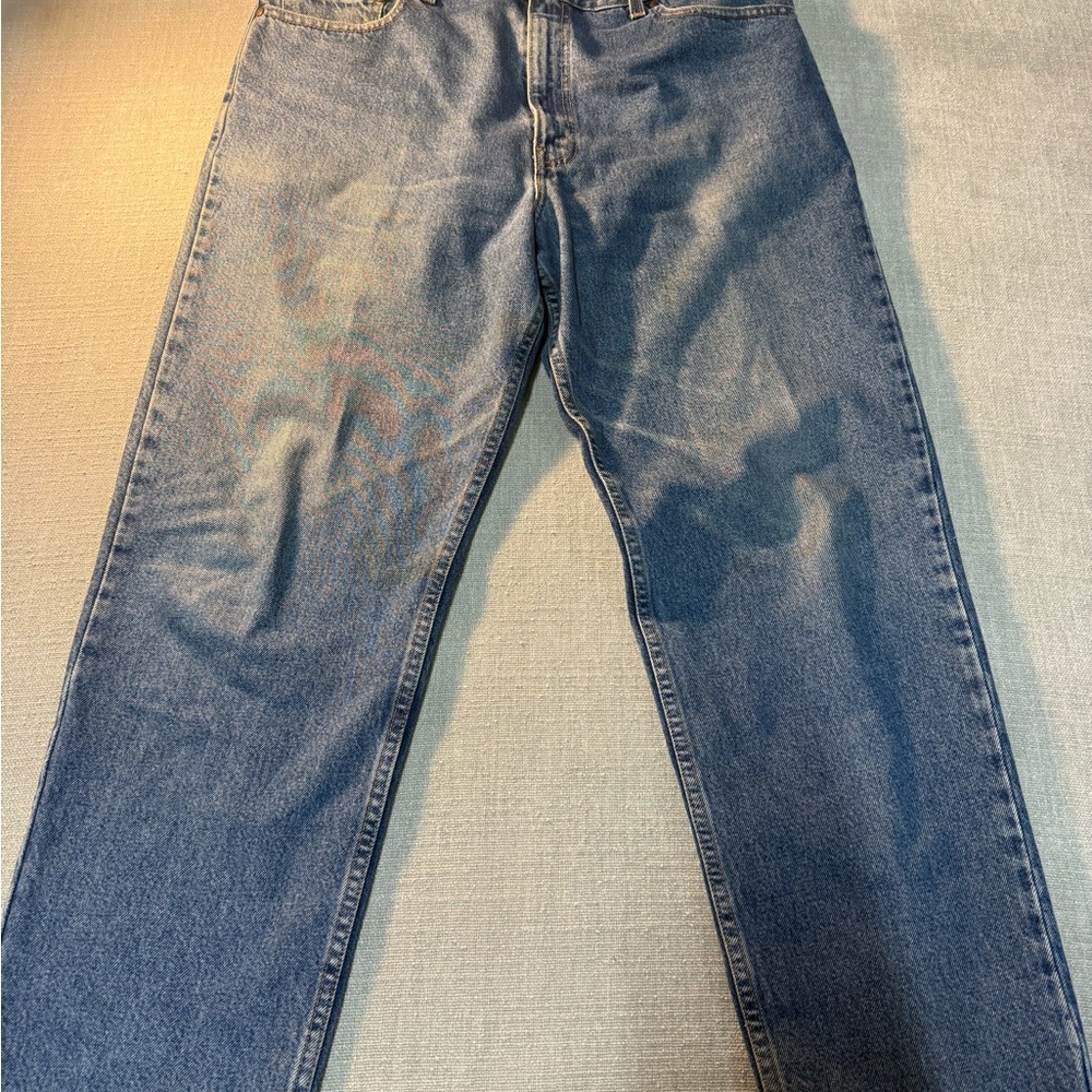Levi's Straight-Leg Blue Denim Jeans